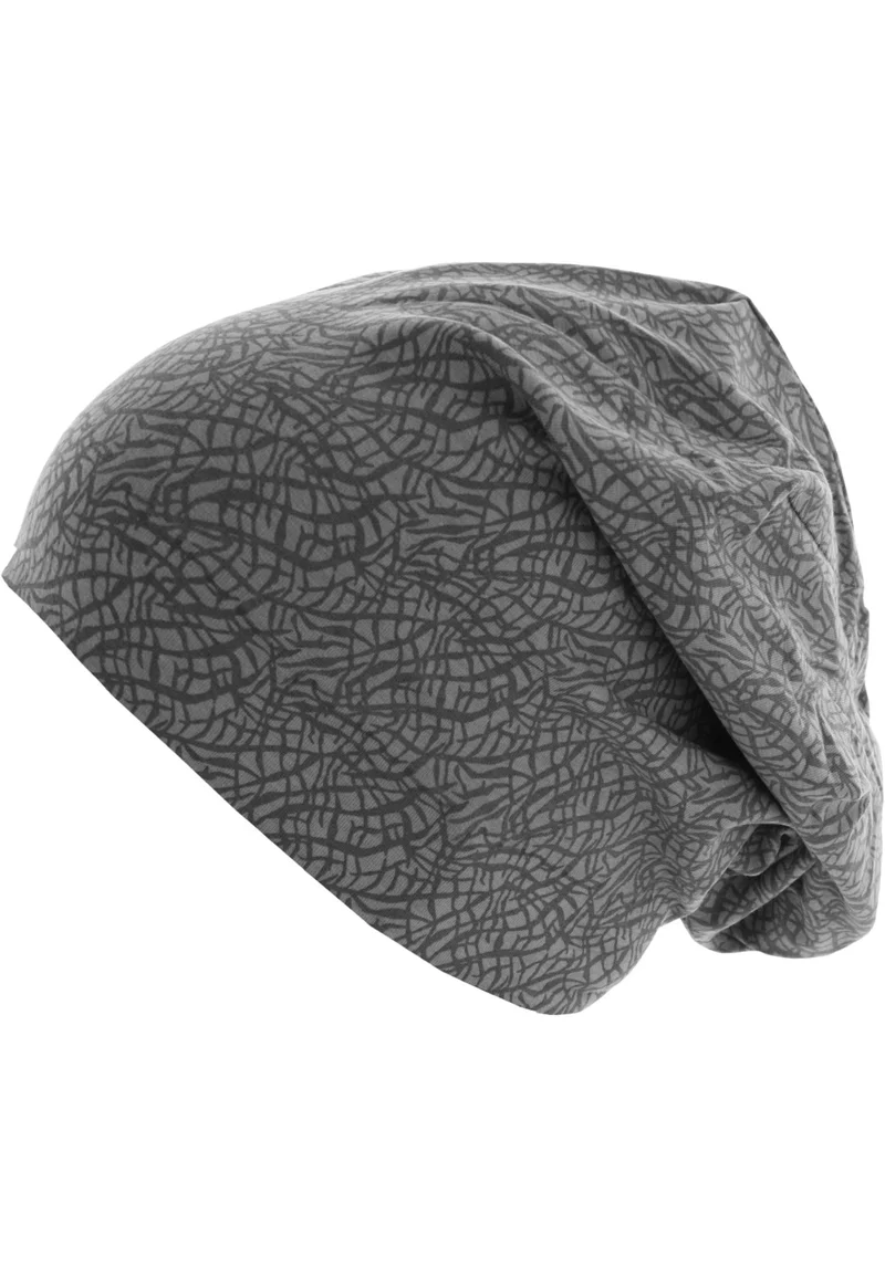 MSTRDS Printed Jersey Beanie