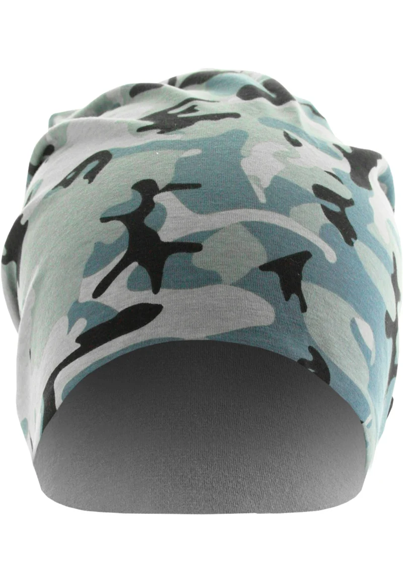 MSTRDS Printed Jersey Beanie