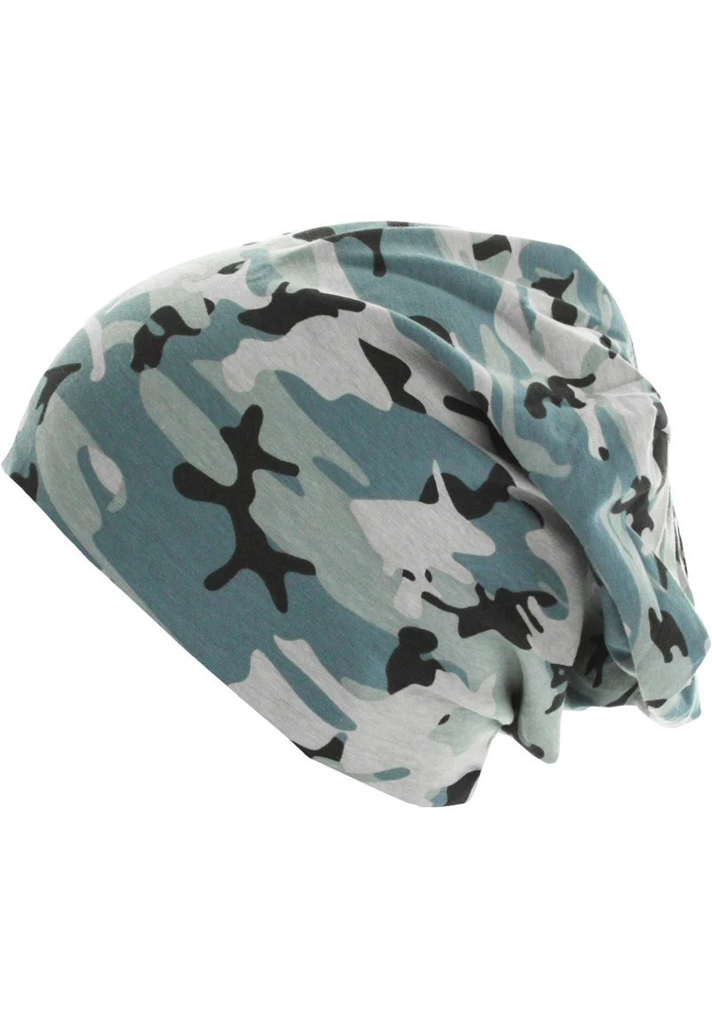 MSTRDS Printed Jersey Beanie