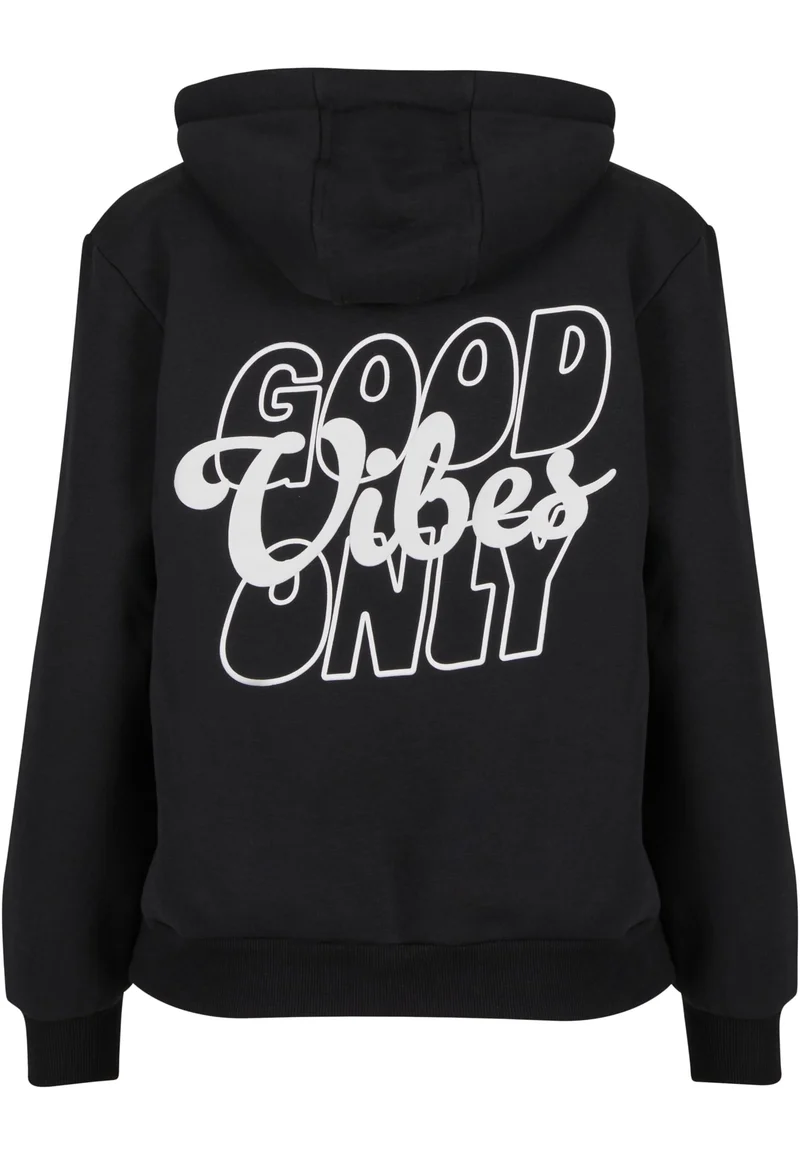 MT Good Vibes Puff Print Ladies Fluffy Hoody