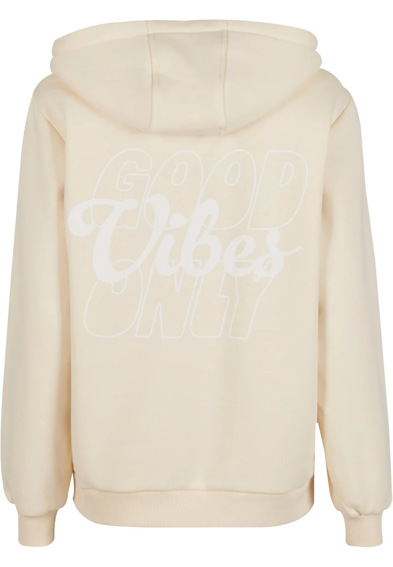 MT Good Vibes Puff Print Ladies Fluffy Hoody