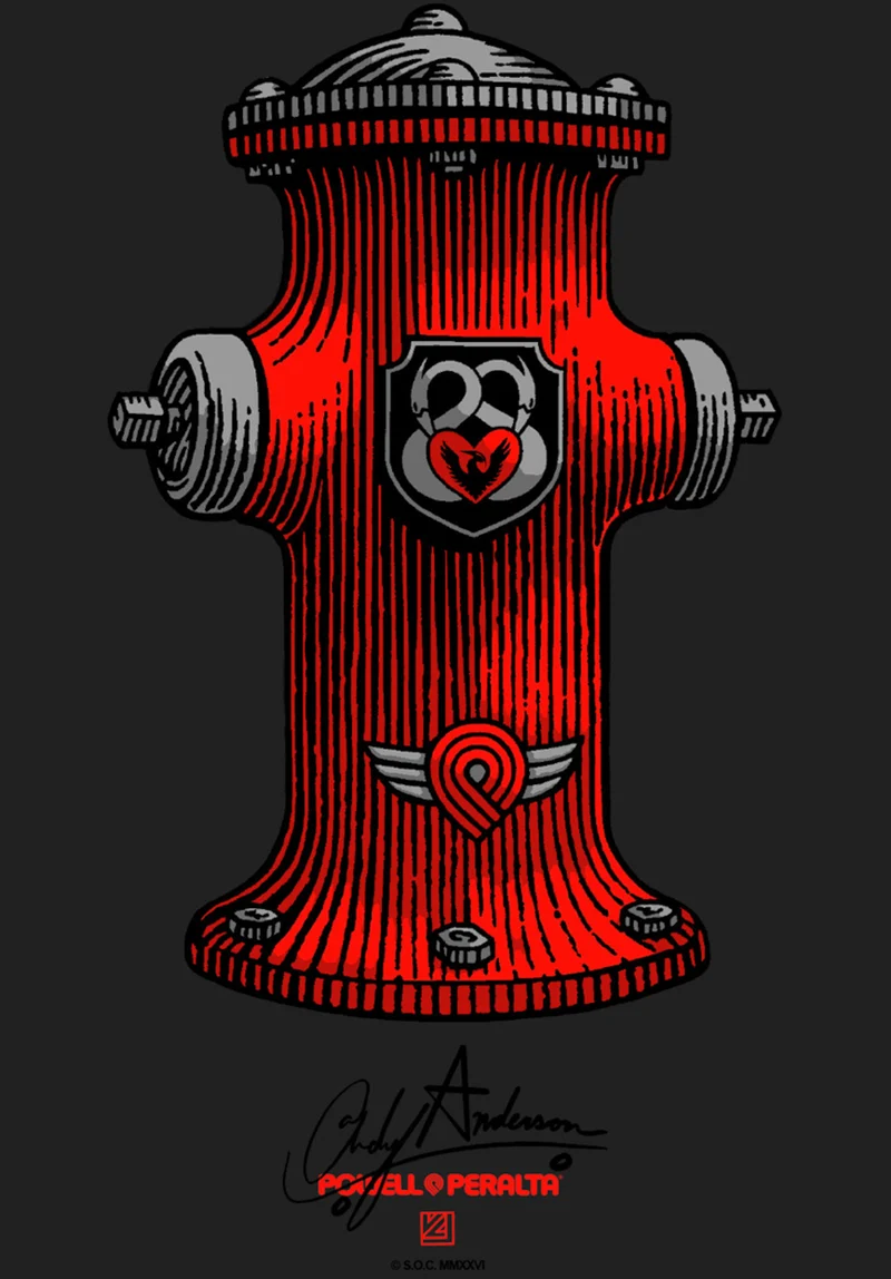 Andy Anderson Hydrant Sticker