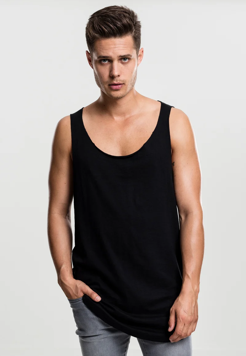 UC Long Shaped Open Edge Loose Tank