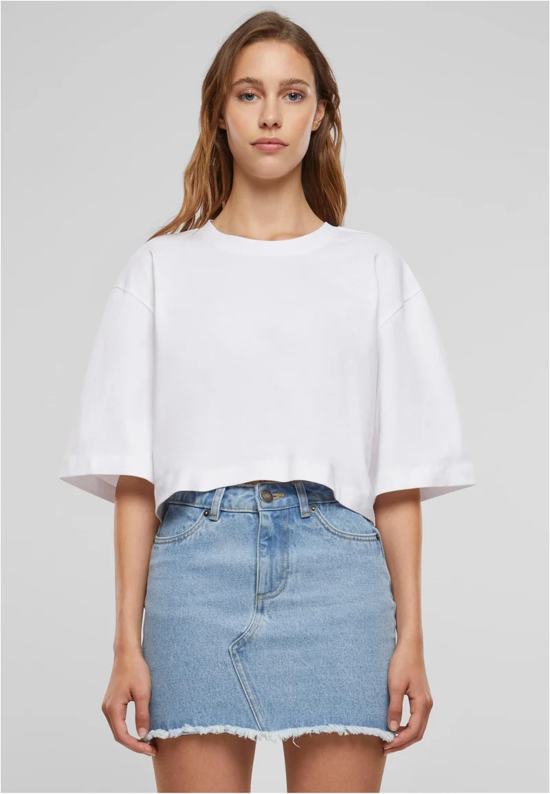 UC Heavy Organic Oversized Cropped Tee