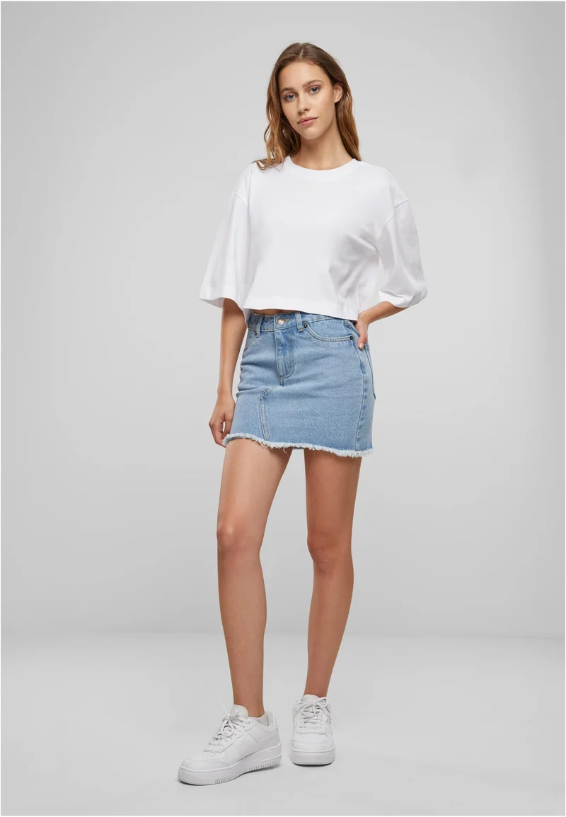 UC Heavy Organic Oversized Cropped Tee
