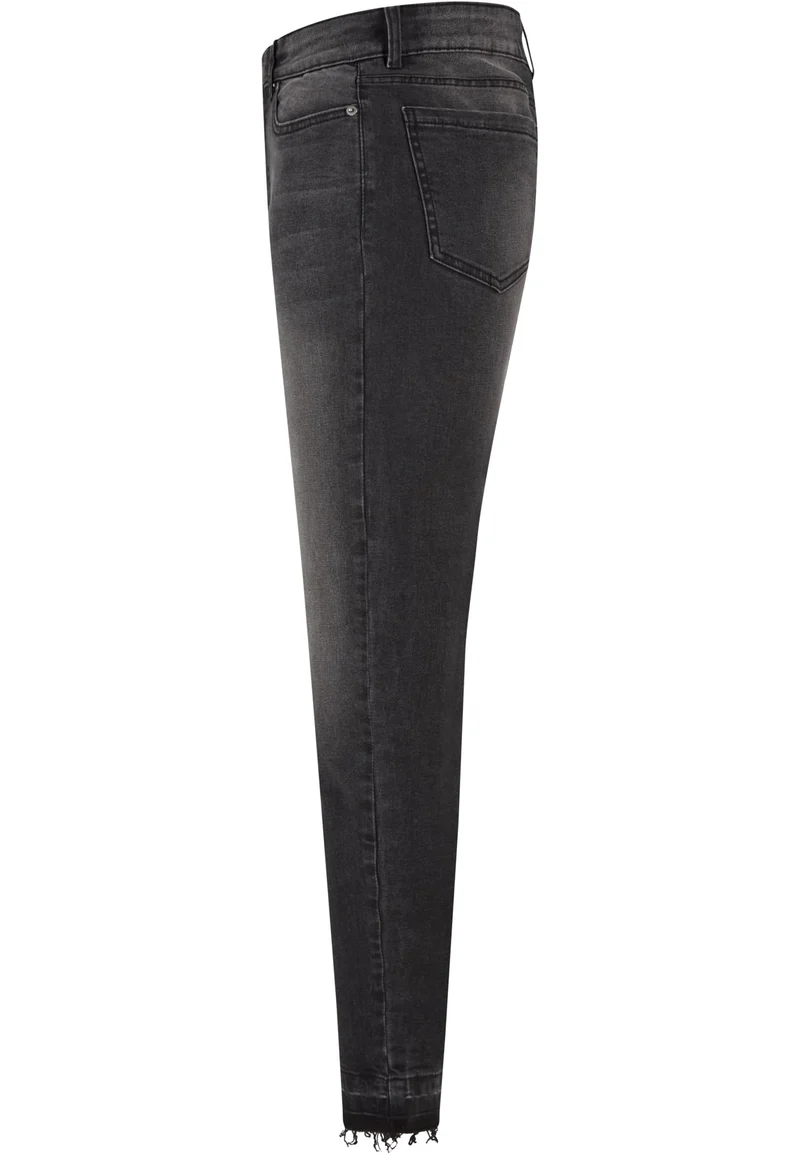 UC Ladies Skinny High Waist Open Hem Jeans