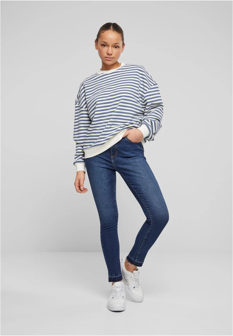 UC Ladies Skinny High Waist Open Hem Jeans