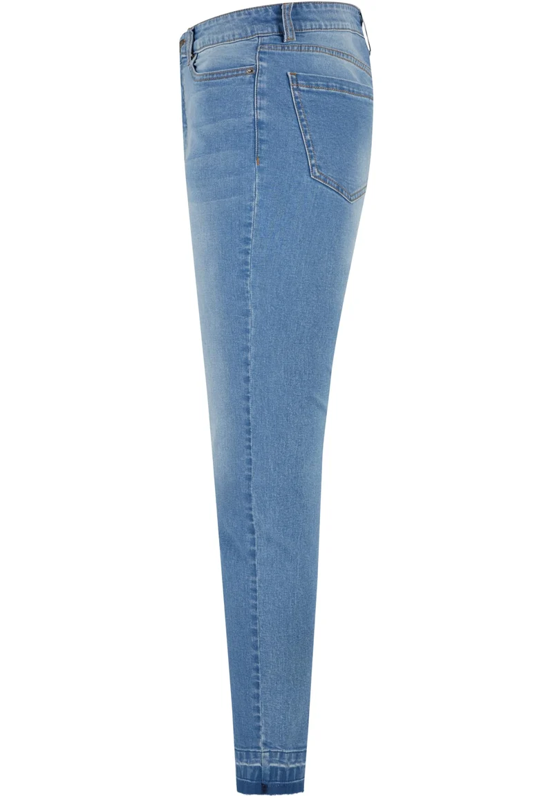 UC Ladies Skinny High Waist Open Hem Jeans