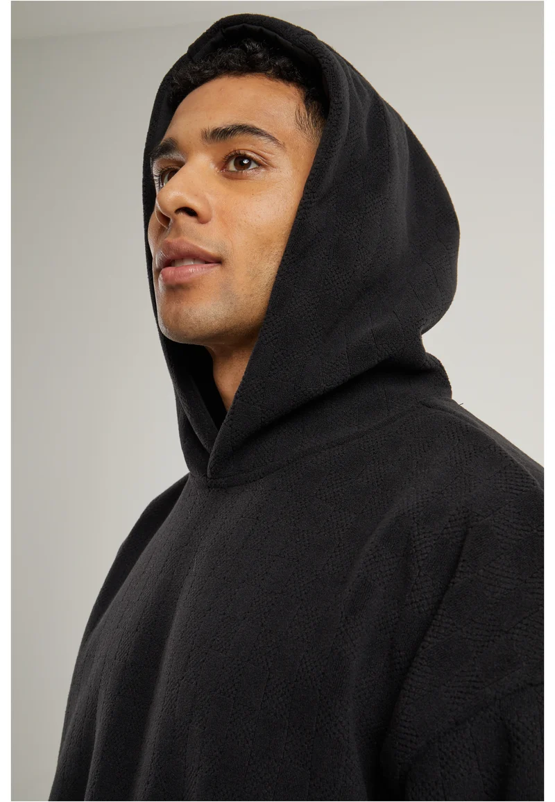 UC Jacquard Velvet Oversized Hoody