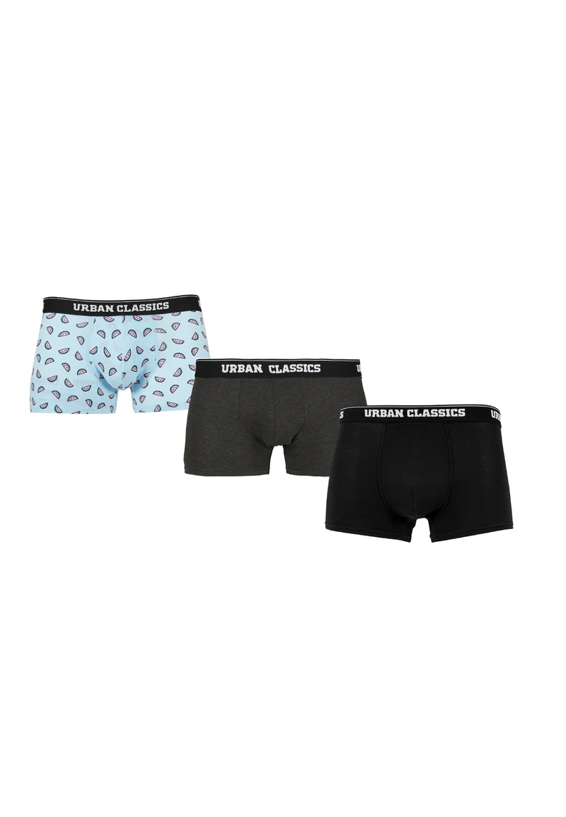 Boxer Shorts 3-Pack bird aop+ boxer orange + cha XXL