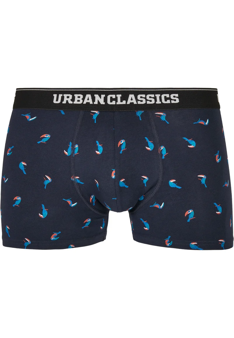 Boxer Shorts 3-Pack bird aop+ boxer orange + cha XXL