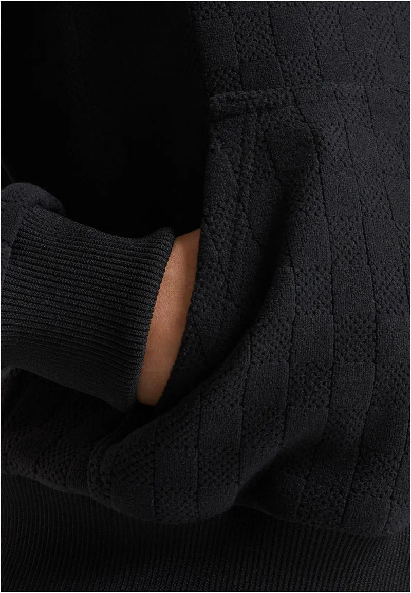 UC Jacquard Velvet Oversized Zip Hoody