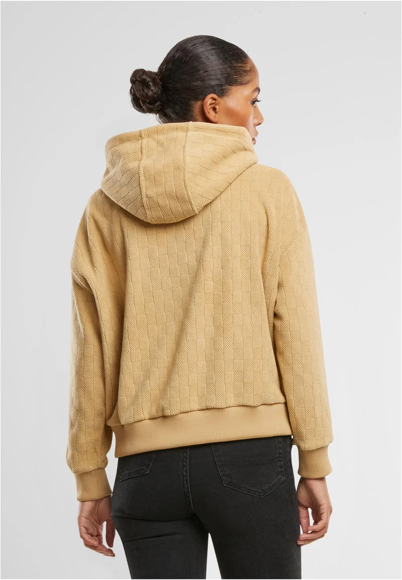 UC Jacquard Velvet Oversized Zip Hoody