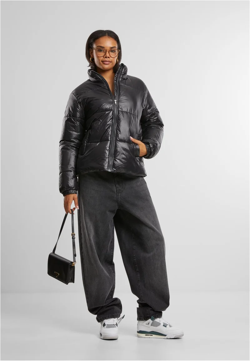 UC Recycled Short Shiny Puffer Jacket