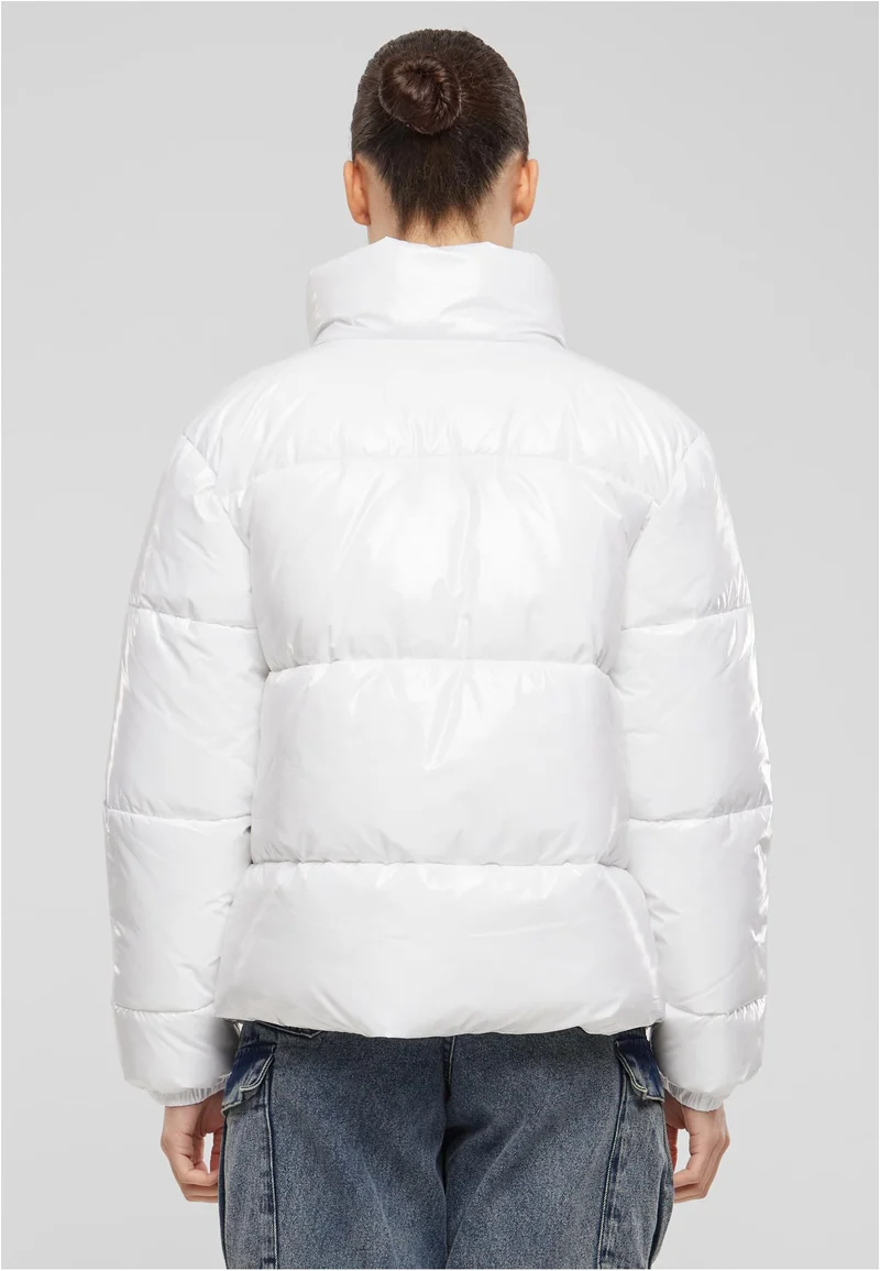 UC Recycled Short Shiny Puffer Jacket