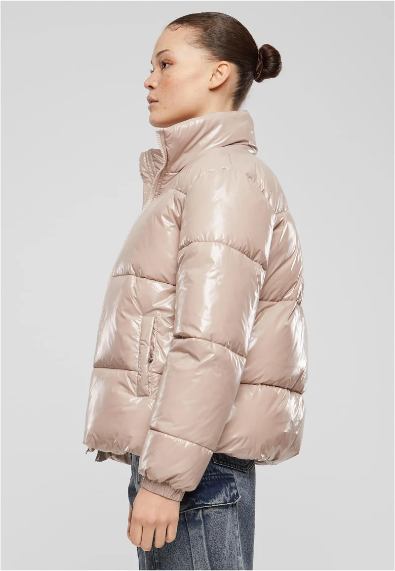 UC Recycled Short Shiny Puffer Jacket