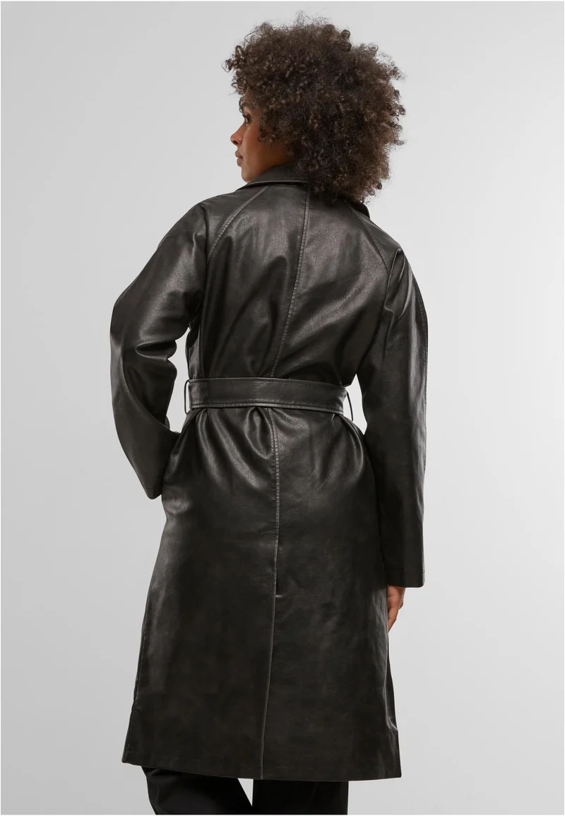 UC Vintage Leather Trenchcoat