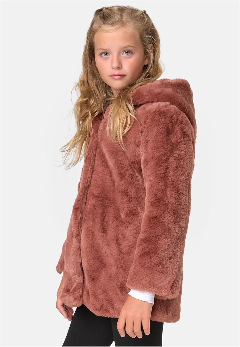UC Girls Hooded Teddy Coat