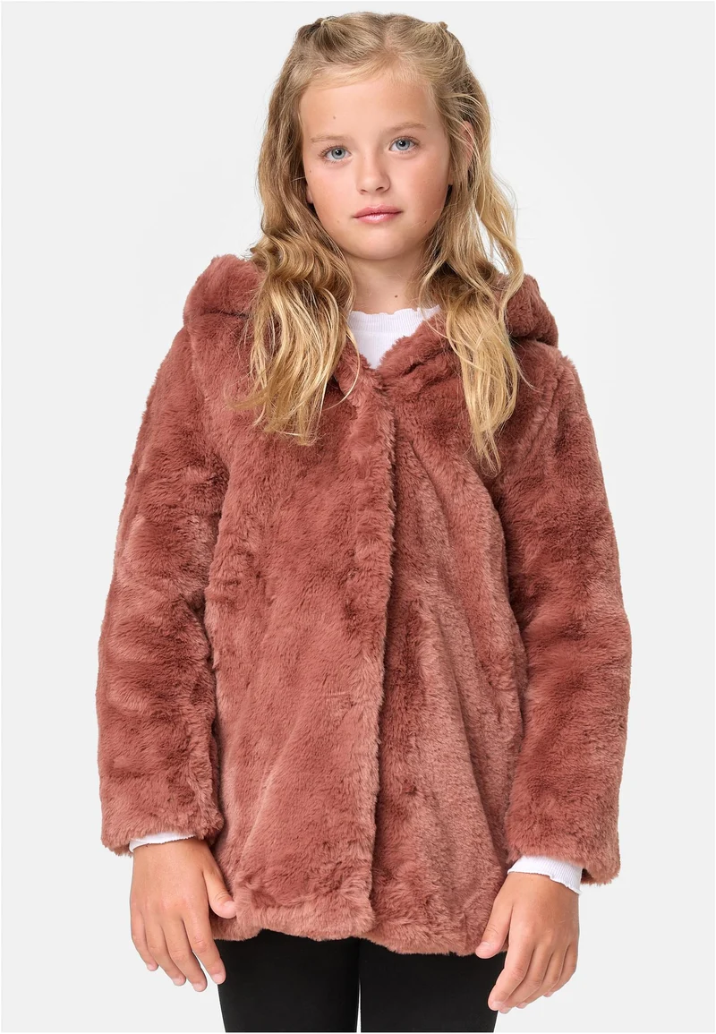 UC Girls Hooded Teddy Coat