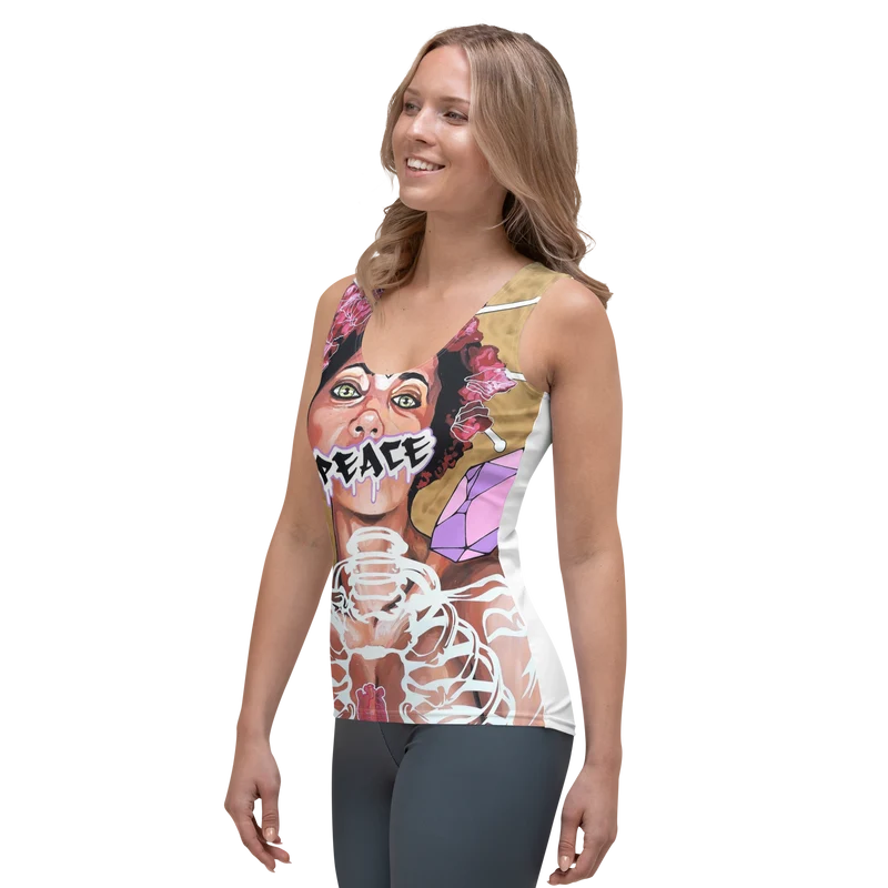 Sublimation-Cut-&-Sew-Tank-Top Peace