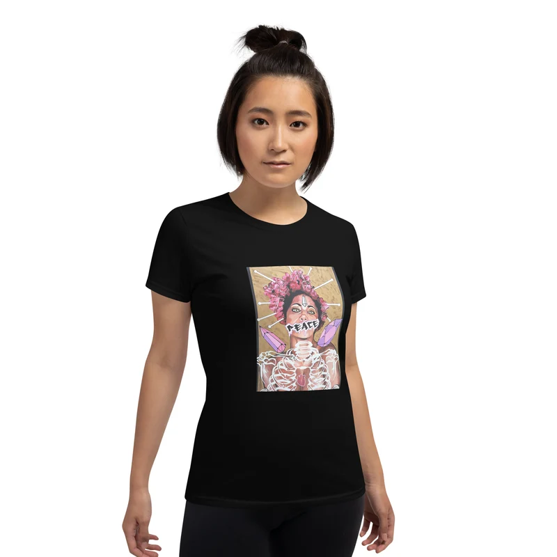 Kurzärmeliges T-Shirt für Damen PEACE