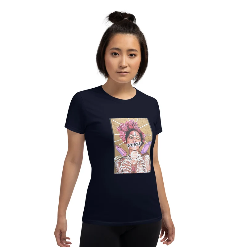 Kurzärmeliges T-Shirt für Damen PEACE
