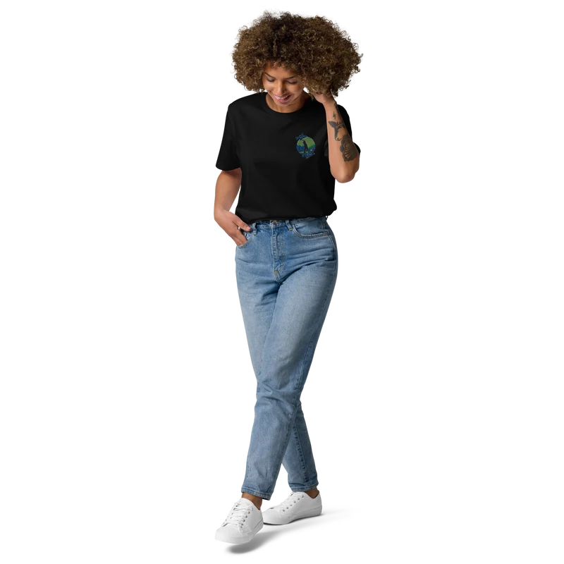 Unisex-Bio-Baumwoll-T-Shirt Point your own future