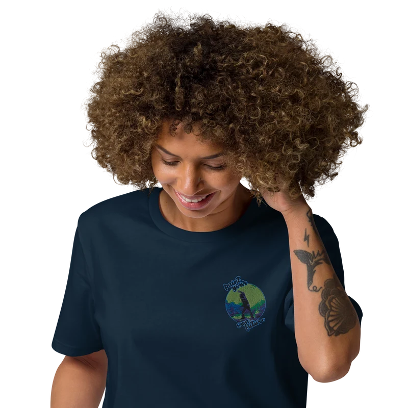 Unisex-Bio-Baumwoll-T-Shirt Point your own future