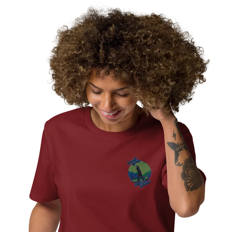 Unisex-Bio-Baumwoll-T-Shirt Point your own future