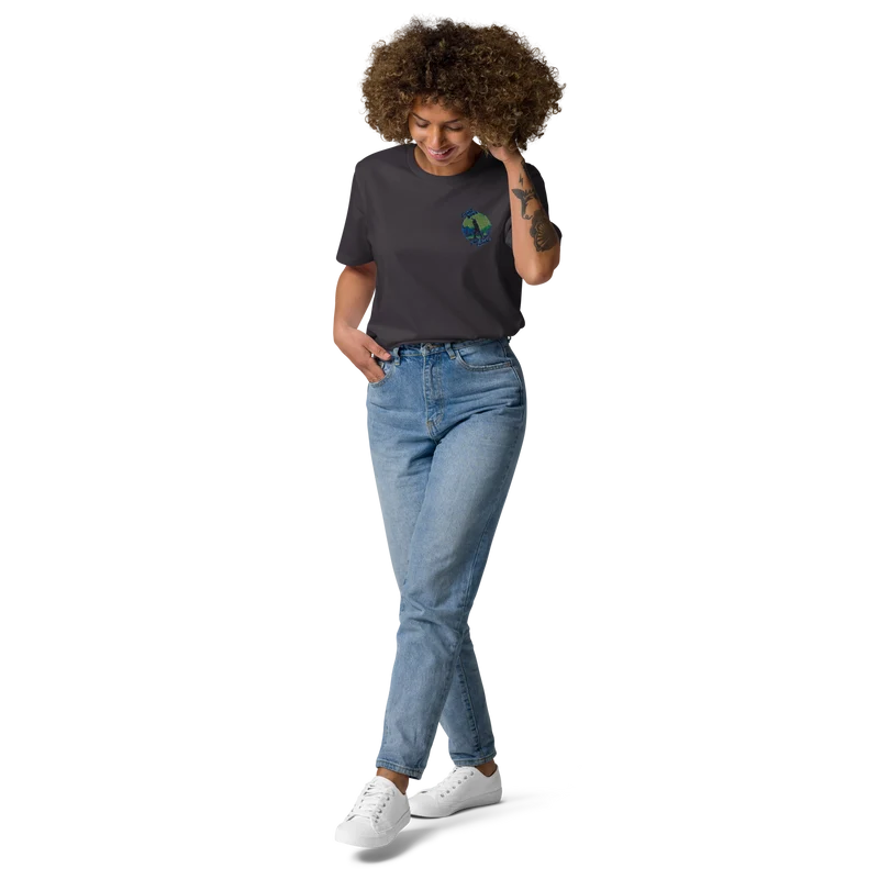 Unisex-Bio-Baumwoll-T-Shirt Point your own future