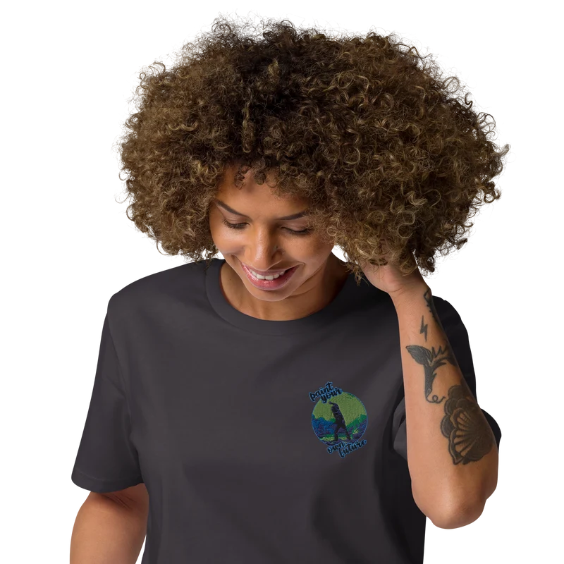 Unisex-Bio-Baumwoll-T-Shirt Point your own future