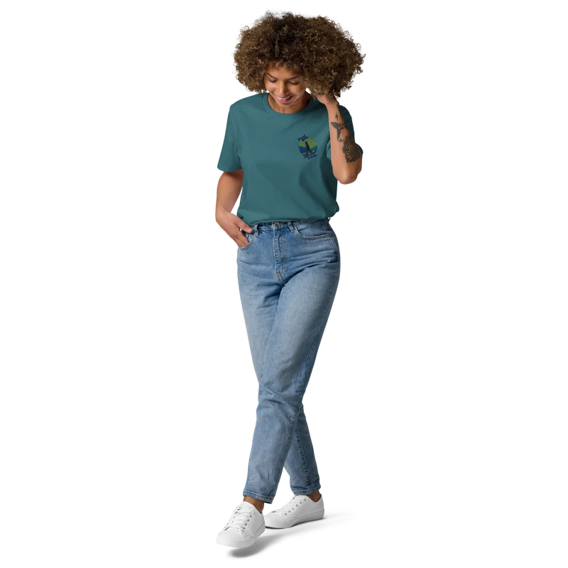 Unisex-Bio-Baumwoll-T-Shirt Point your own future