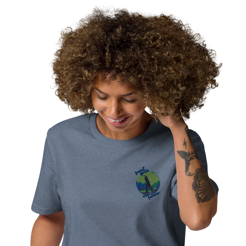 Unisex-Bio-Baumwoll-T-Shirt Point your own future