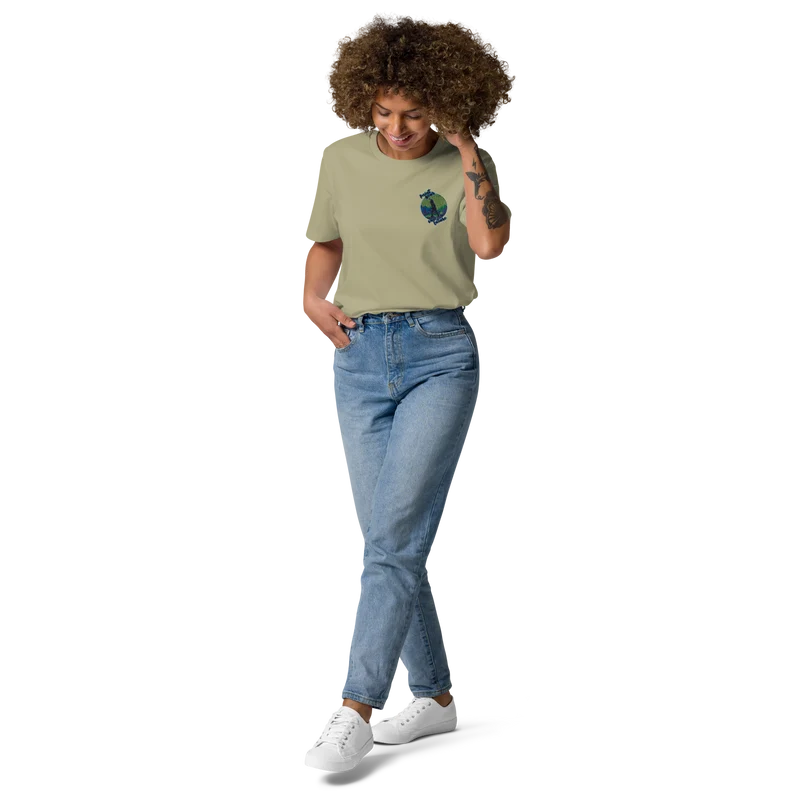 Unisex-Bio-Baumwoll-T-Shirt Point your own future