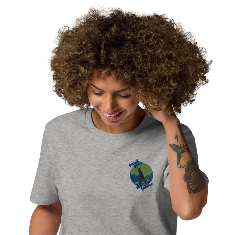 Unisex-Bio-Baumwoll-T-Shirt Point your own future