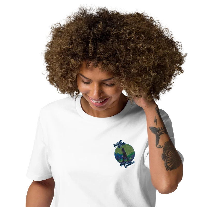 Unisex-Bio-Baumwoll-T-Shirt Point your own future