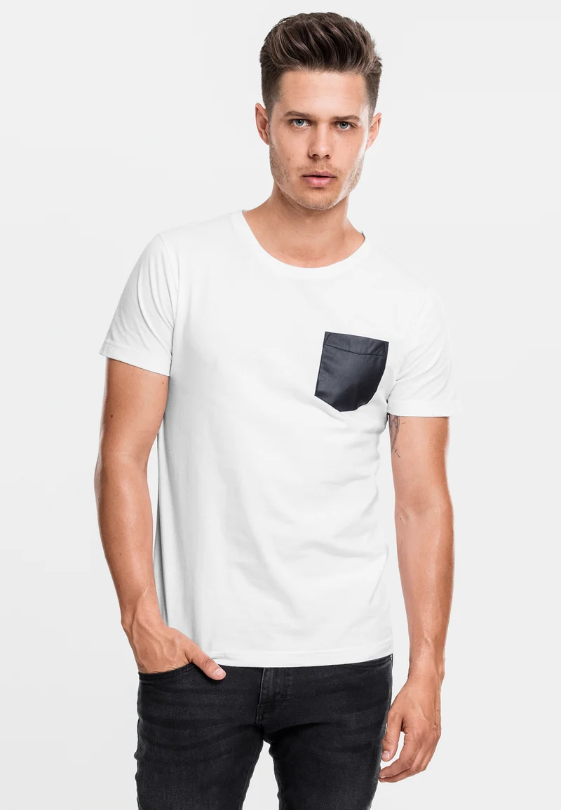 UC Synthetic Leather Pocket Tee