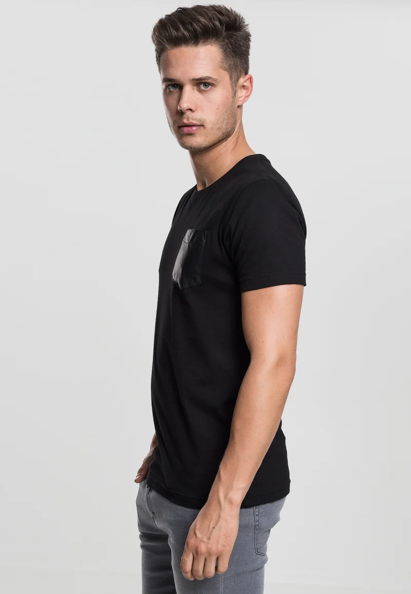 UC Synthetic Leather Pocket Tee