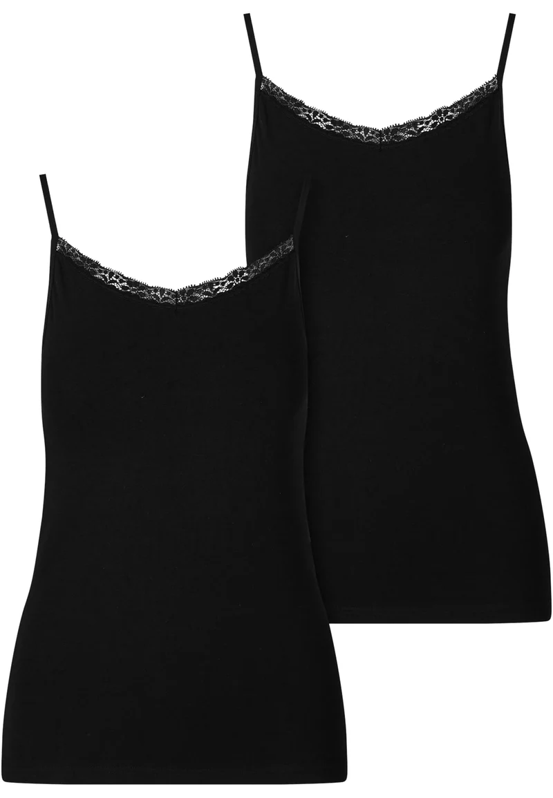 UC Basic Tank Top Cotton Lace 2-Pack