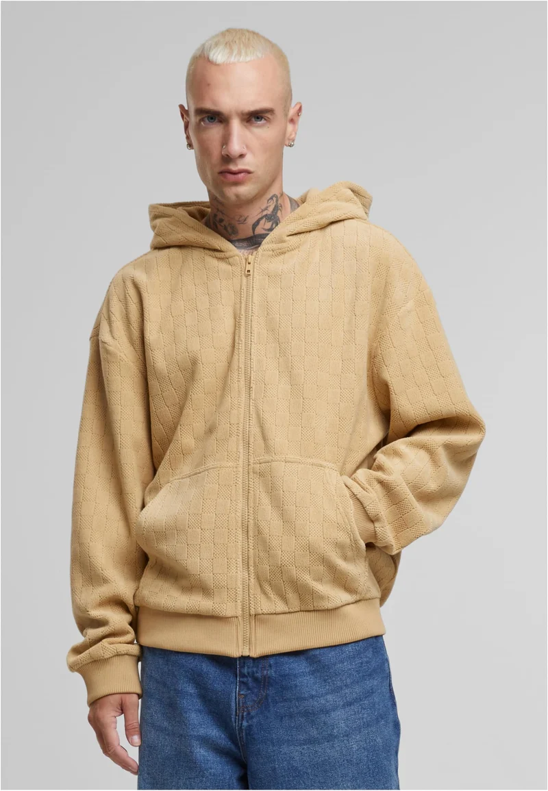 UC Jaquard Velvet Zip-Hoody