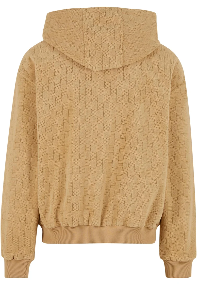 UC Jaquard Velvet Zip-Hoody
