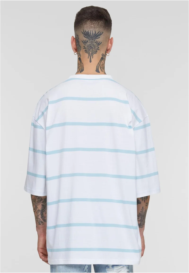 UC Oversized Sleeve Modern Stripe Tee