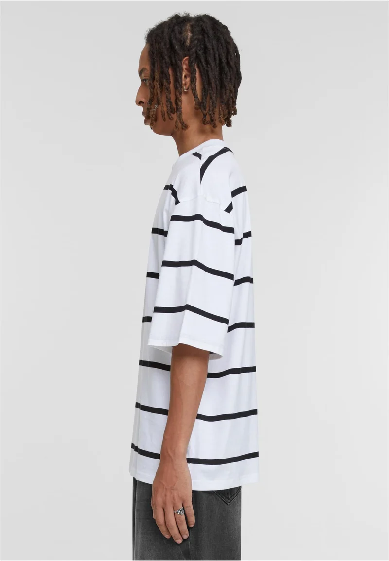 UC Oversized Sleeve Modern Stripe Tee