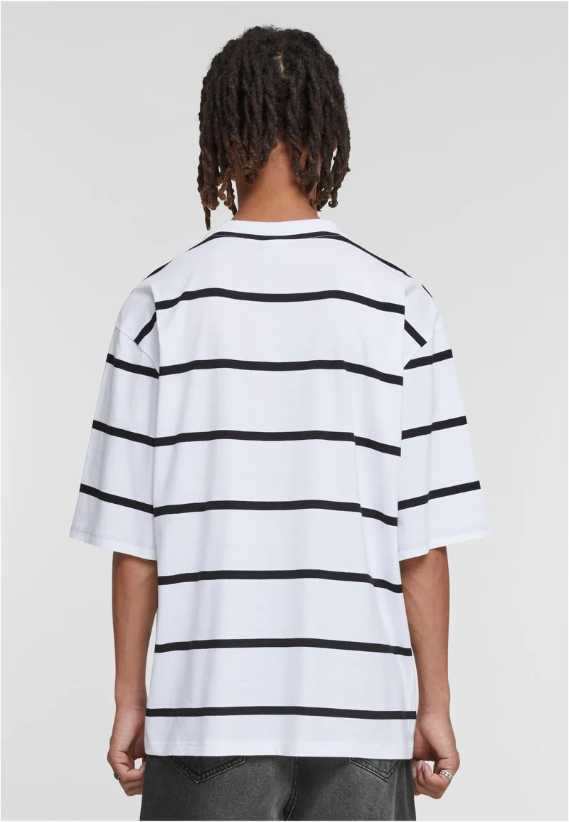 UC Oversized Sleeve Modern Stripe Tee