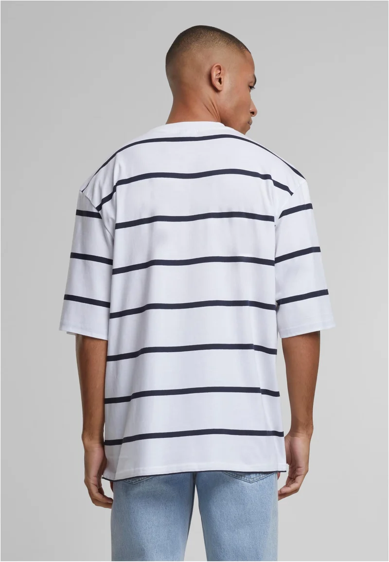 UC Oversized Sleeve Modern Stripe Tee