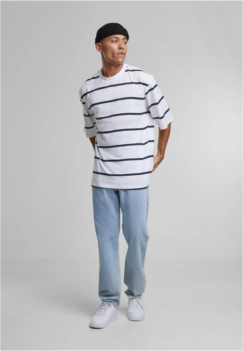 UC Oversized Sleeve Modern Stripe Tee