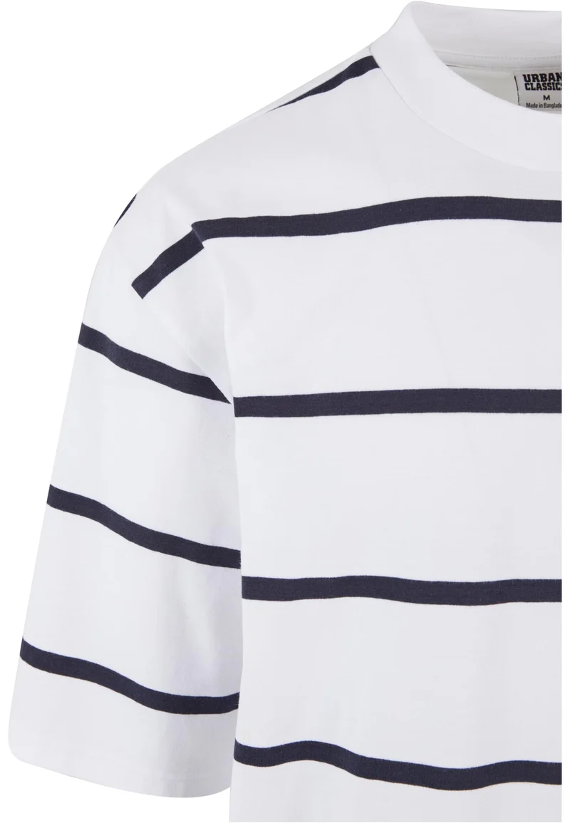 UC Oversized Sleeve Modern Stripe Tee