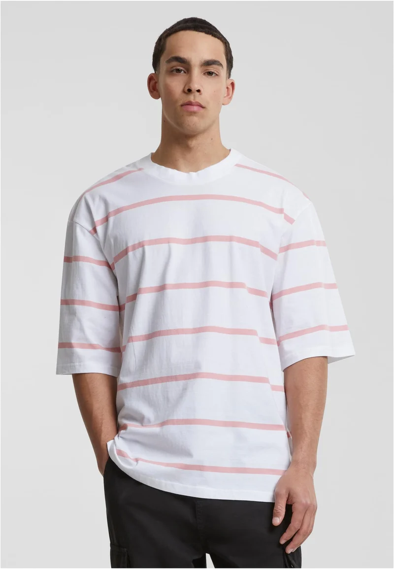 UC Oversized Sleeve Modern Stripe Tee