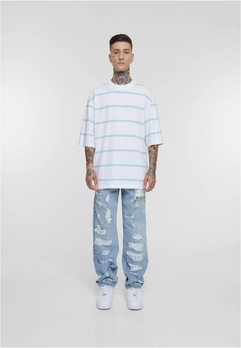 UC Oversized Sleeve Modern Stripe Tee