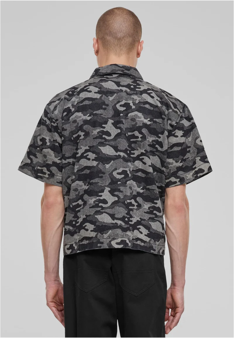 UC Laser Camo Printed Boxy Shirt